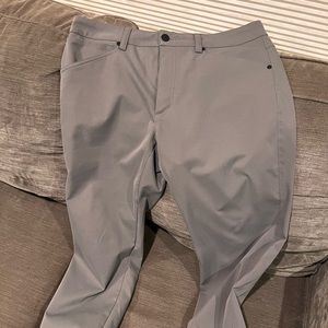 Mens casual straight leg stretch pants